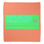 Capri Mickens  Swagg Street  Bandana
