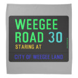 Weegee Road  Bandana