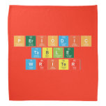 Periodic
 Table
 Writer  Bandana