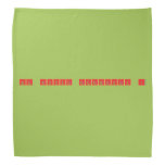 All About Elements !  Bandana