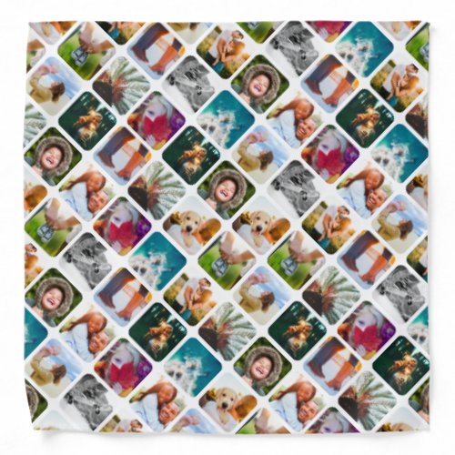 Bandana 12 Photo Collage Rounded