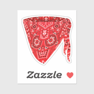 Bandana Bandit Scarf Sticker