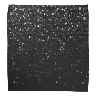 Bandana Black Crystal Bling Strass