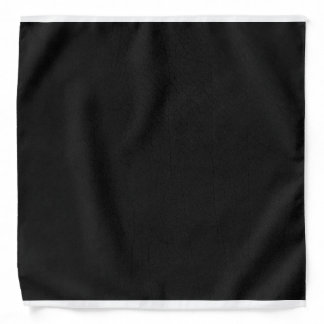 Bandana - Black leather pattern
