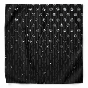 Bandana Black Sparkley Jewels