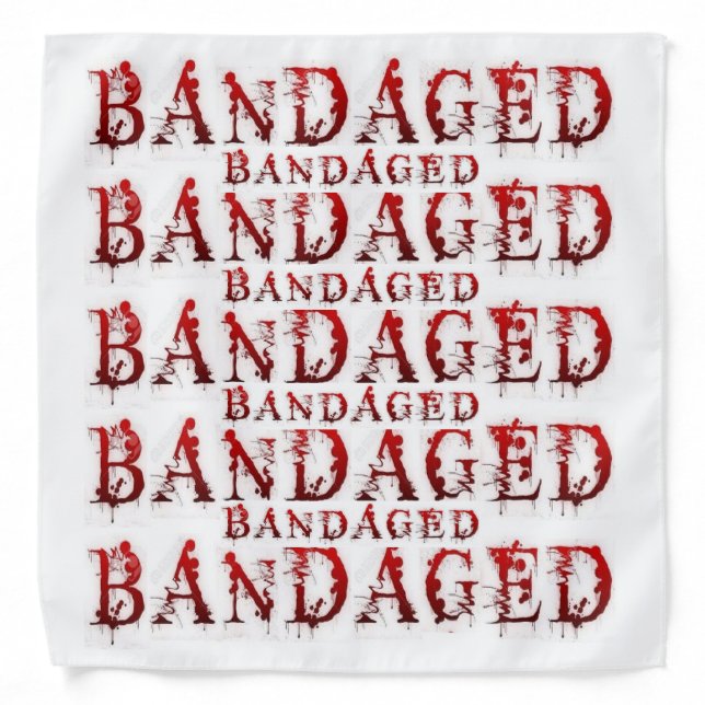 Bandana - Blood on White (Front)