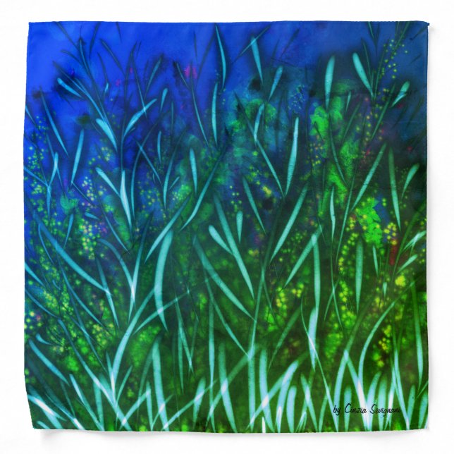 Bandana Blue and Green colors (Front)