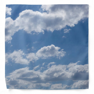 Bandana blue Sky with clouds