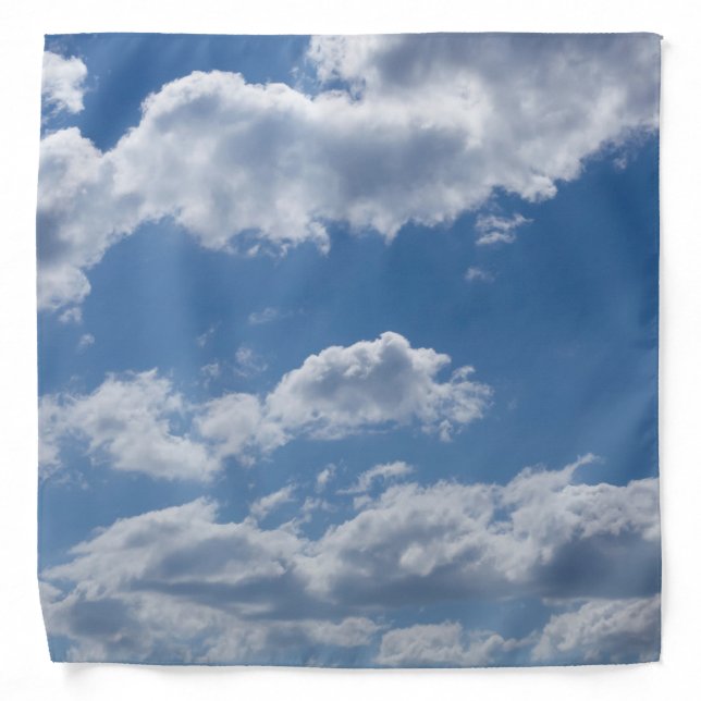 Bandana blue Sky with clouds (Front)