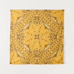 Bandana Boho: Paisley Print Revival Tapestry