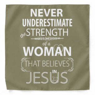 Bandana Christian Woman Believes in Jesus
