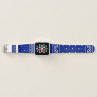 Blue bandana apple watch band new arrivals