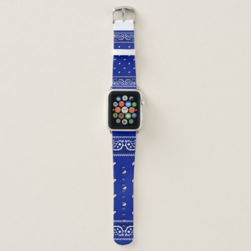 Bandana Dodger Blue Apple Watch Band