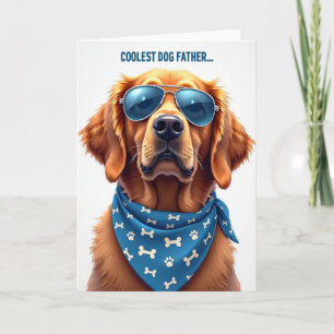 Bandana Dog Fathers Day Card