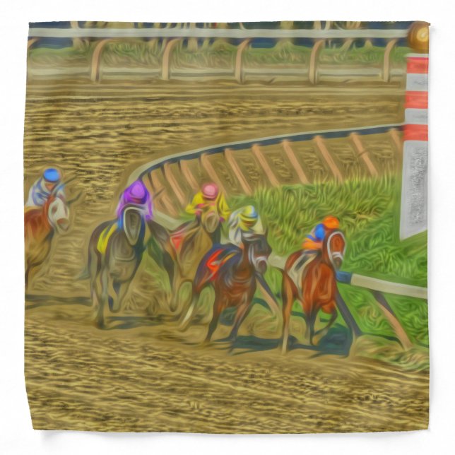Bandana- Down the stretch they come  Bandana (Front)