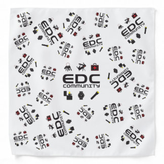 Bandana - EDCC logo in Black w/colors