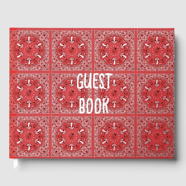 Bandana Foil Guest Book (Front)