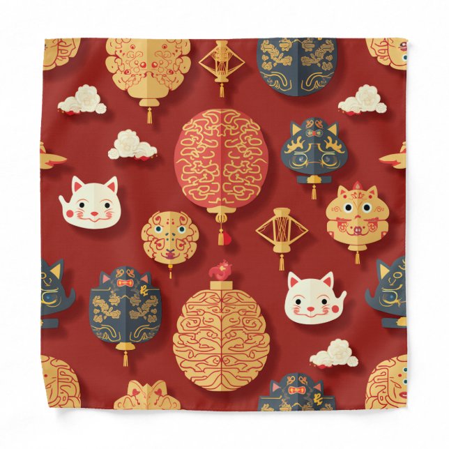 Bandana for Chinese New Year (Front)