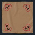 Bandana for your Pet<br><div class="desc">Give your pet some love,  a heart on their bandana</div>