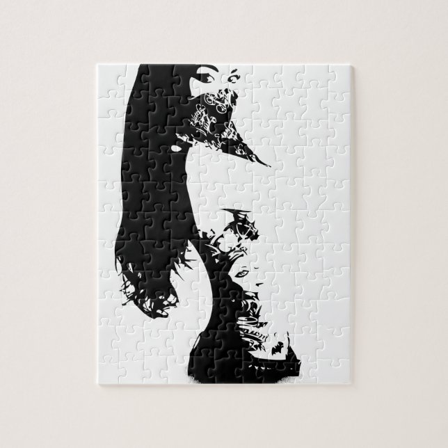 bandana girl jigsaw puzzle (Vertical)