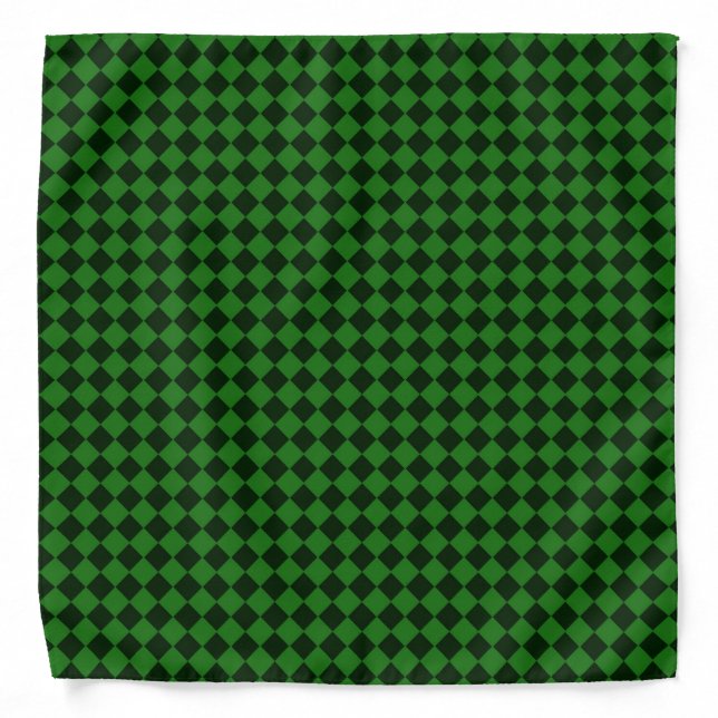 Bandana/Green Pattern Bandana (Front)