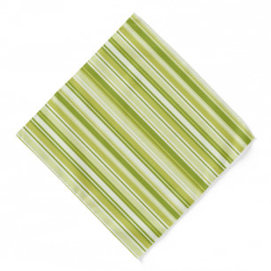 Bandana-Green Stripes Bandana