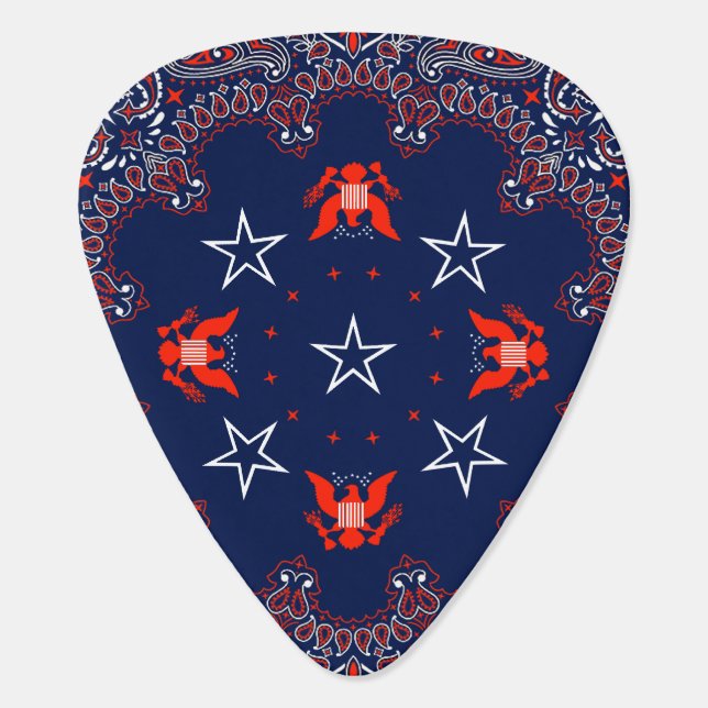 Bandana Guitar Pick (Back)