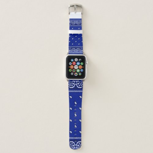 Bandana LA Blue Apple Watch Band