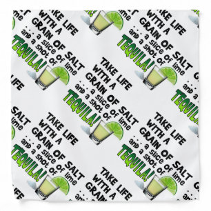 BANDANA - LIFE, LIME, SALT, TEQUILA!