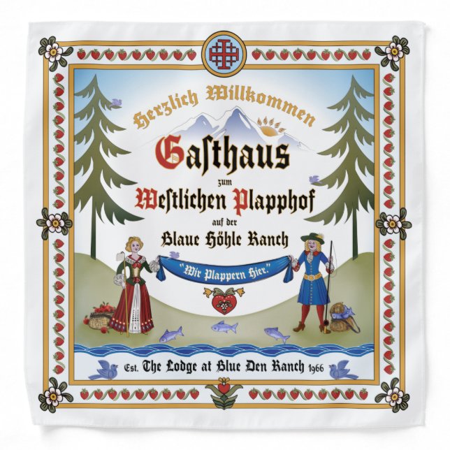 Bandana ~ Lodge Signage (Front)