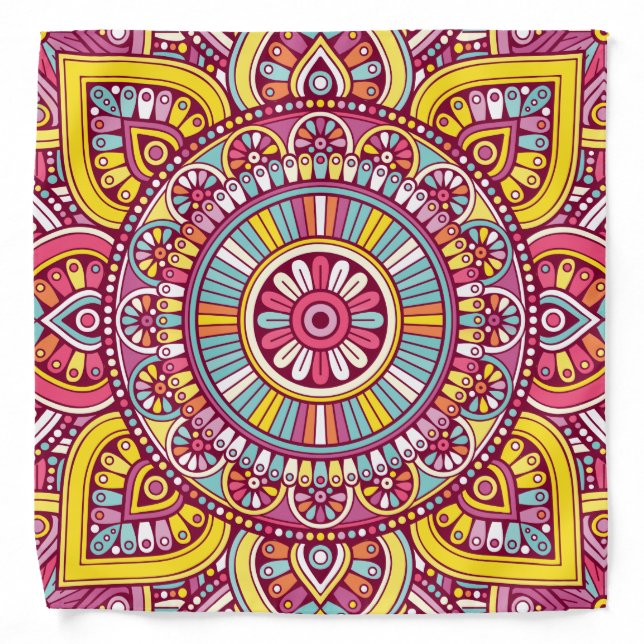 Bandana mandala design (Front)