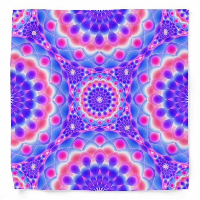 Bandana Mandala Psychedelic Visions (Front)