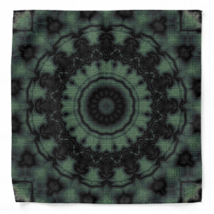Bandana Mandala round pattern kaleidoscope retro h