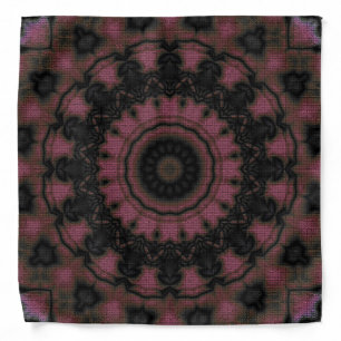 Bandana Mandala round pattern kaleidoscope retro h