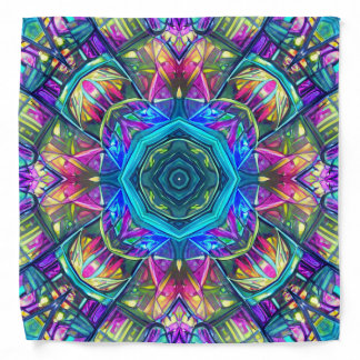 Bandana multicolor kaleidoscopic