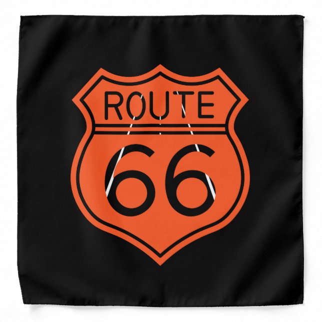 Bandana orange pattern ROUTE 66 Arizona creashop_l (Front)