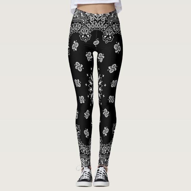 bandana paisley leggings (Front)