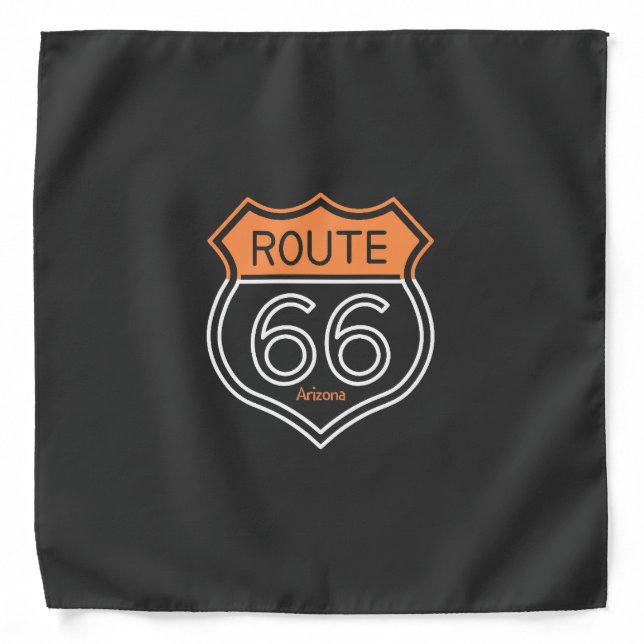 Bandana pattern ROUTE 66 Arizona creashop_line (Front)