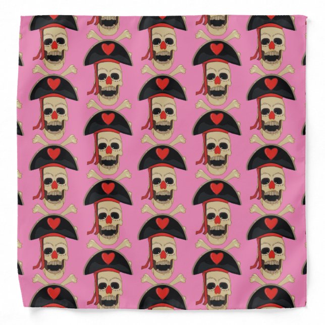 BANDANA 'PINK PIRATE' (Front)