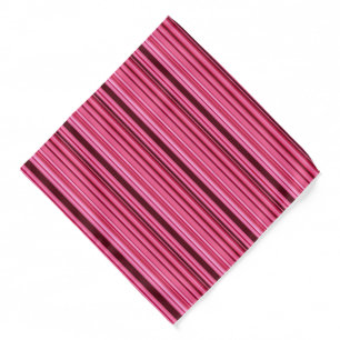 Bandana-Pink Stripes Bandana
