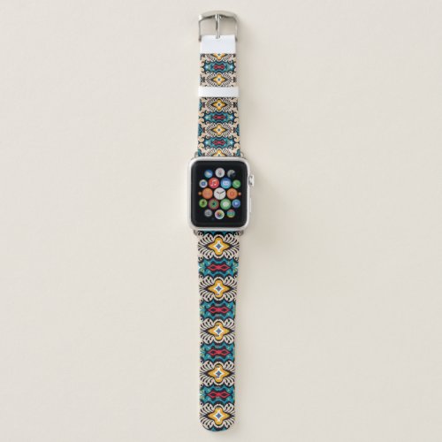 Bandana print vintage paisley ornament apple watch band