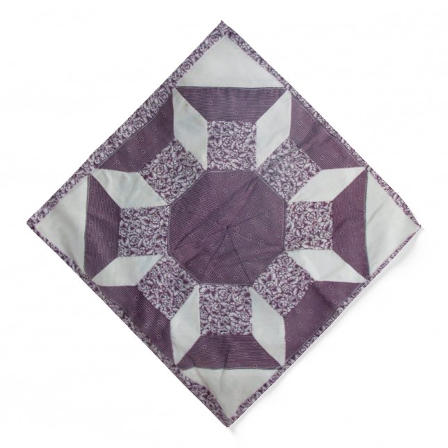 Bandana - Purple Quilt Pattern (Front)