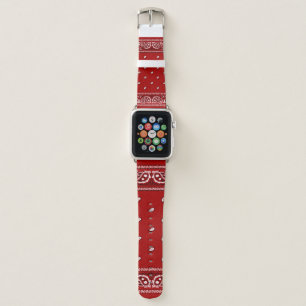 Bandana Red Apple Watch Band