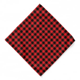 Bandana-Red Buffalo Plaid Bandana