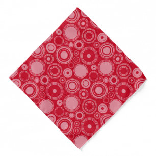 Bandana-Red Circles Bandana