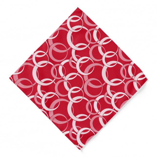Bandana-Red Circles Bandana (Front)