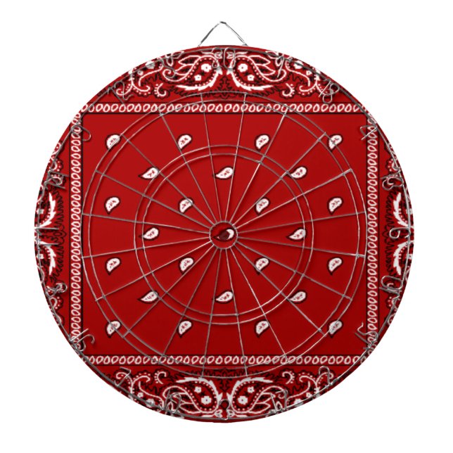 Bandana Red Dartboard (Front)