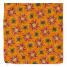 Bandana red Jimette gray Design on white