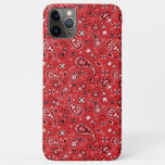 Bandana Red Paisley  iPhone 11 Pro Max Case