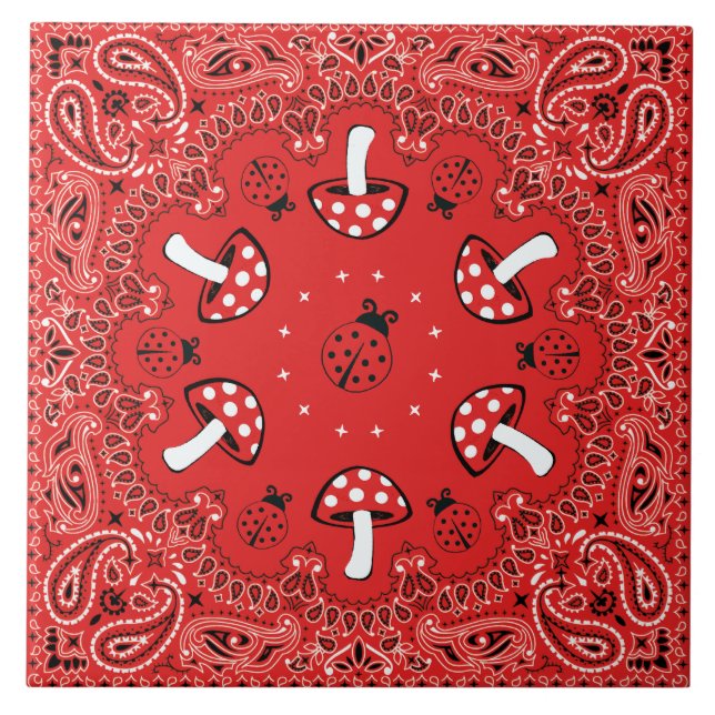 bandana red tile (Front)